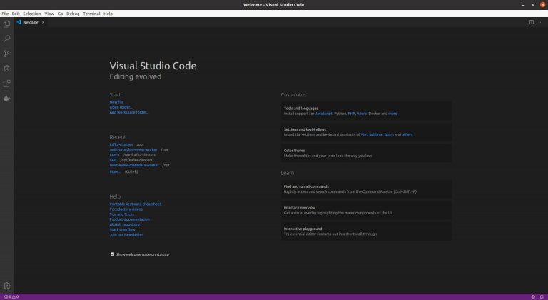 visual studio code linux on windows